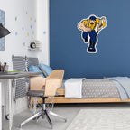 Rico Industries Ncaa Northern Arizona Lumberjacks Mascot Shape Cut Pennant - Home And Living Room D  Cor - Soft Felt Ez To Hang,
