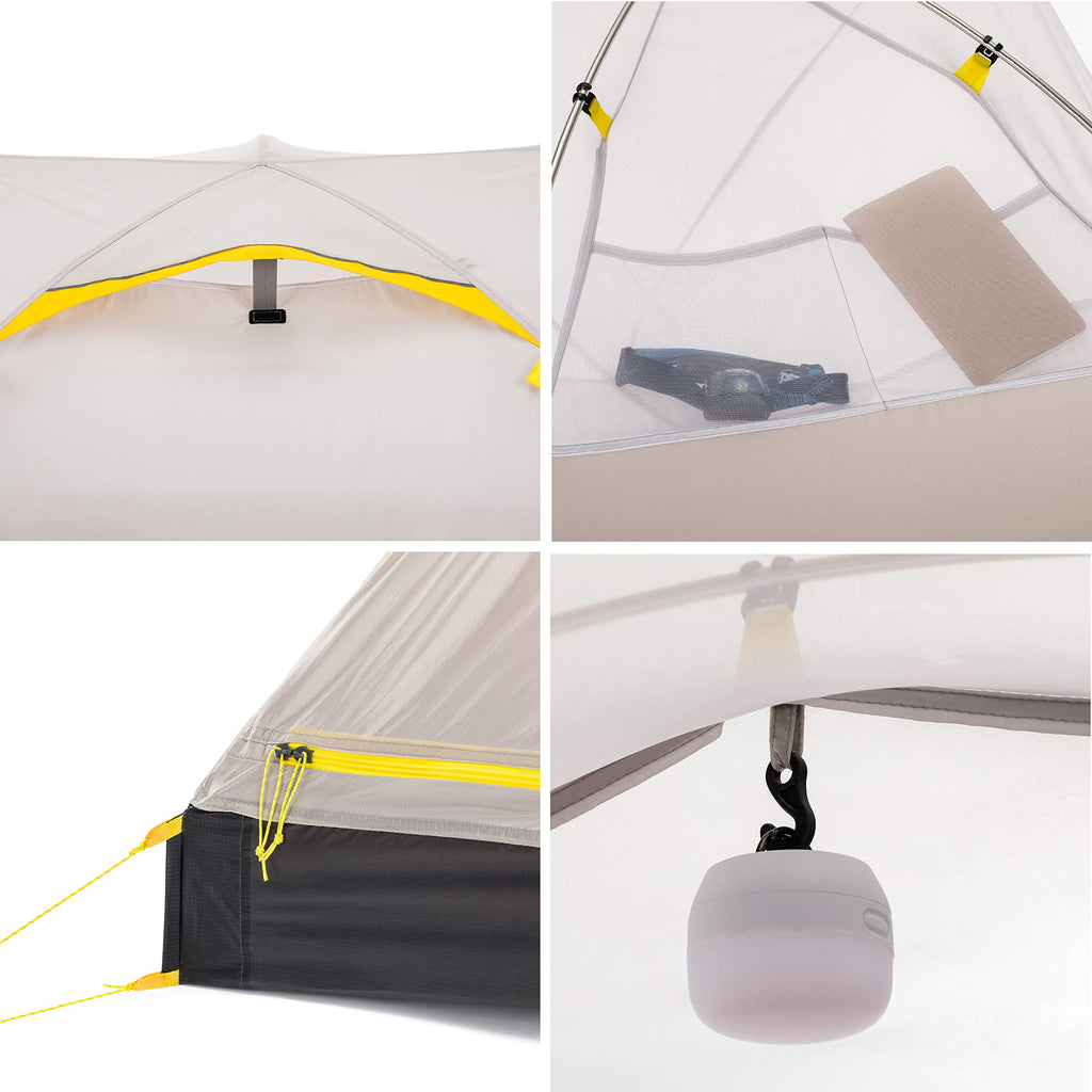 Featherstone Ul Obsidian 1 Person Backpacking Tent Lightweight, 3-Season, Waterproof For Camping And Hiking- Includes Footprint