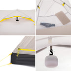 Featherstone Ul Obsidian 1 Person Backpacking Tent Lightweight, 3-Season, Waterproof For Camping And Hiking- Includes Footprint