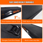 Meefar Universal Car Soft Roof Rack Pads Luggage Carrier System For Kayak Surfboard Sup Canoe Include 2 Heavy Duty Tie Down Stra