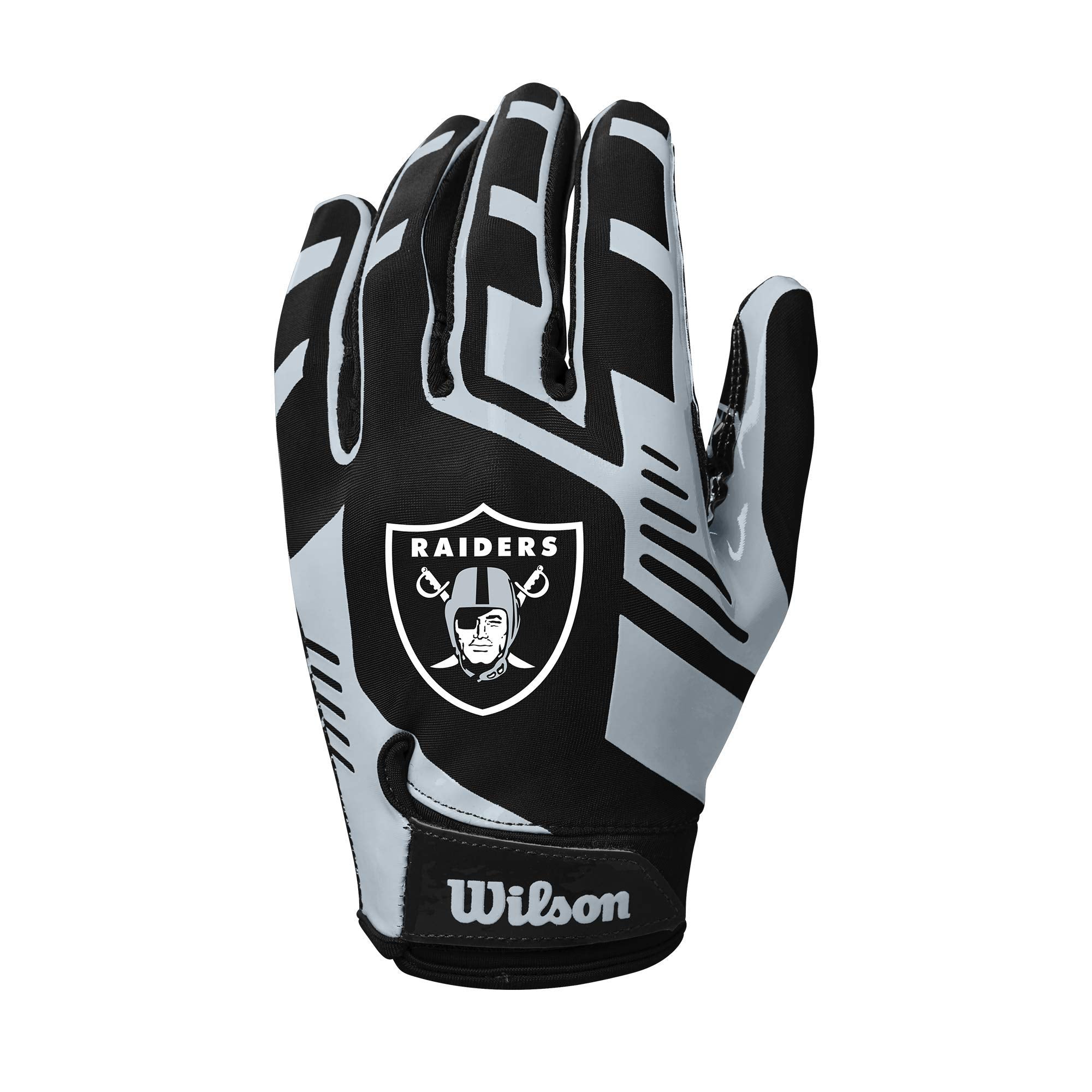 Wilson Nfl Stretch Fit Football Gloves - Youth, Las Vegas Raiders