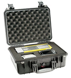 Pelican 1450 Case With Foam (Silver)
