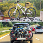 Bike Rack Straps, 4-Pack Trilancer Adjustable Bike Wheel Stabilizer Strap With Hook And Loop For Car And Wall Mount, For Transpo