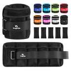 Adjustable Ankle Weights 1-12 Lbs Pair With Removable Weight For Jogging, Gymnastics, Aerobics, Physical Therapy, Resistance Tra