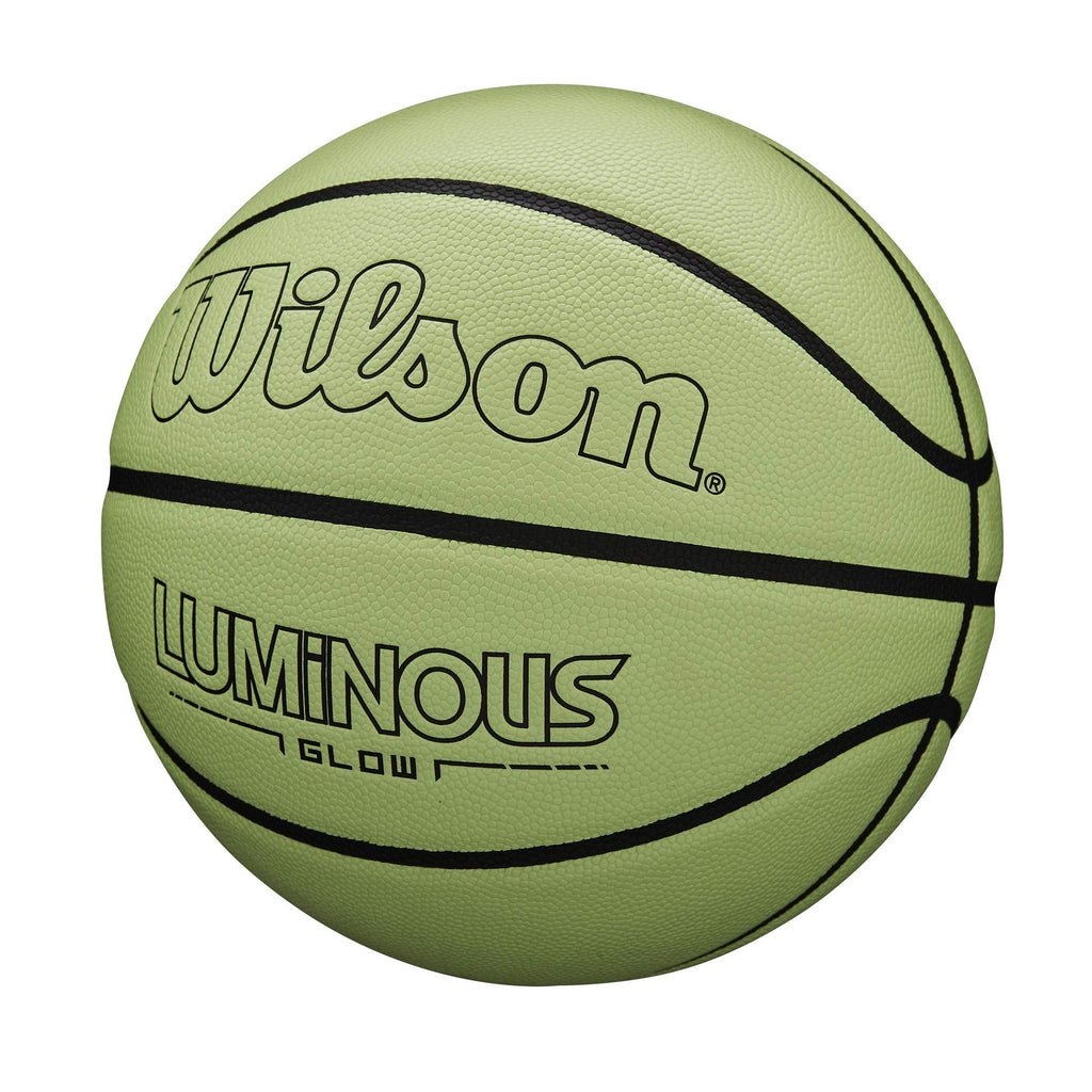 Wilson Luminous Glow Basketball - Size 7 - 29.5'', Green
