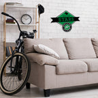 Rico Industries Nhl Hockey Dallas Stars Diamond Shape Cut Pennant - Home And Living Room D  Cor - Soft Felt Ez To Hang