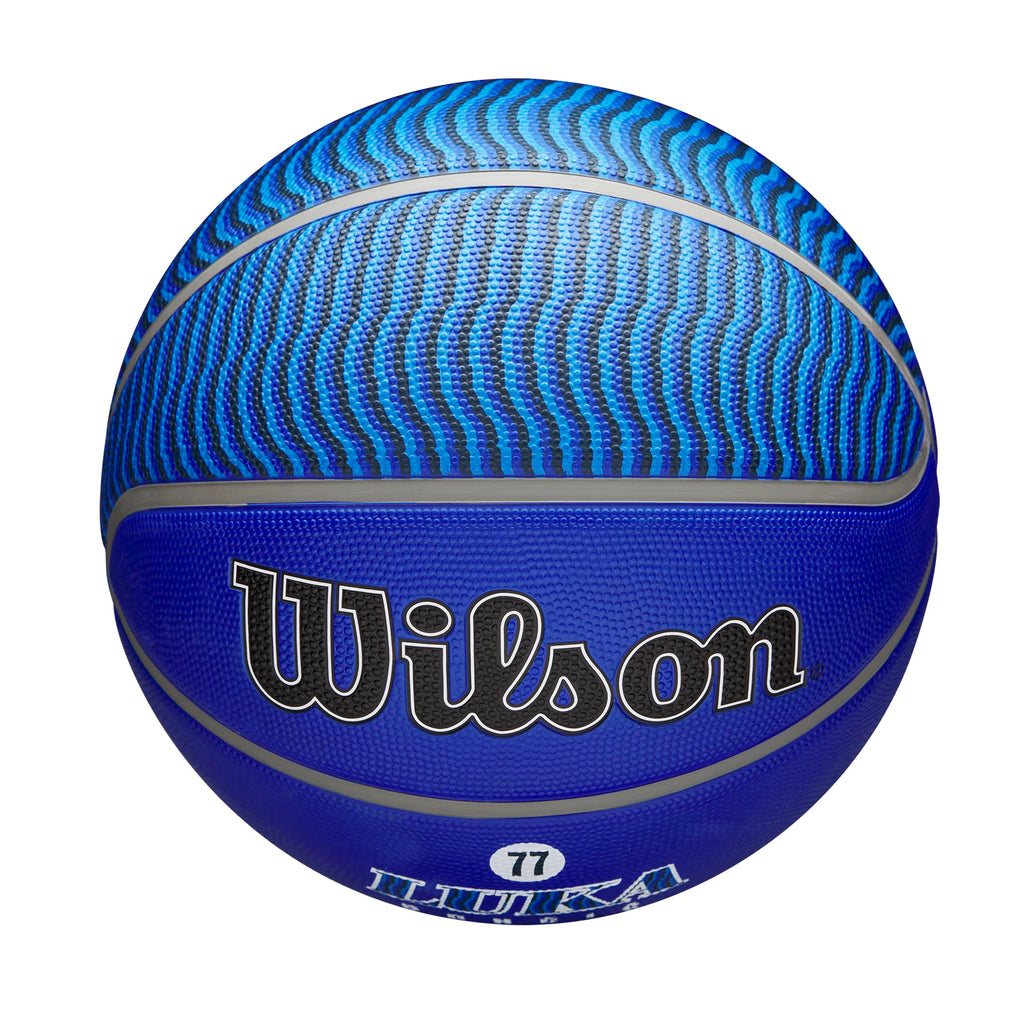 Wilson Nba Player Icon Outdoor Basketball - Luka Doncic, Size 7-29.5''