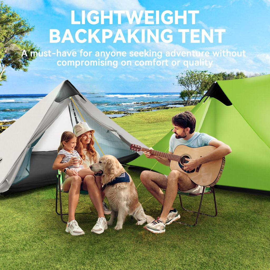 Ultralight Tent 3-Season Backpacking Tent 2 Person Camping Tent, Outdoor Lightweight Lanshan Camping Tent Shelter For Camping, T