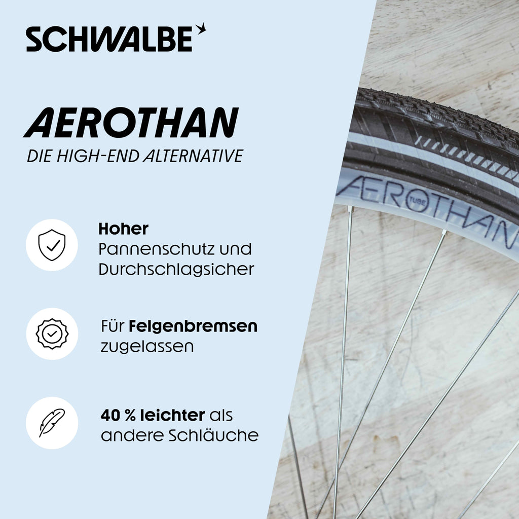 Schwalbe Unisex Adulto Camera Daria Aerothan 28  Raceendurance Sv16E, Trasparente, Taglia Unica, 10400423