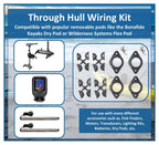 Jsp Manufacturing Through Hull Wiring Kit For Kayaks, Thru-Hull Wiring Kits For Wilderness Systems Hobie Installs Of Fish Finder