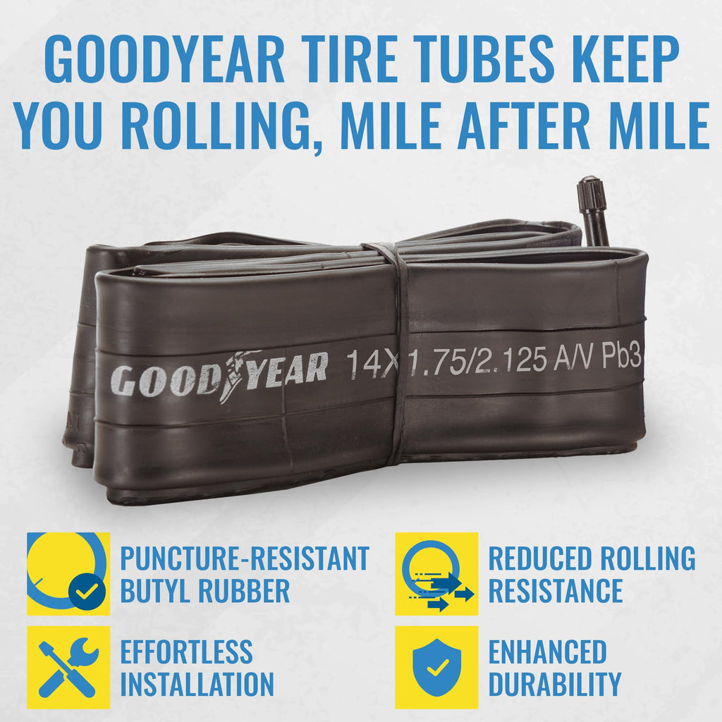 Goodyear Bicycle Tube, 14 X 1.75/2.125