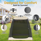 Alvantor Screen House Gazebo, 2-4 Person Pop Up Screen Tent, Instant Screen Room With Carry Bag, Outdoor Mosquito Tent Camping,