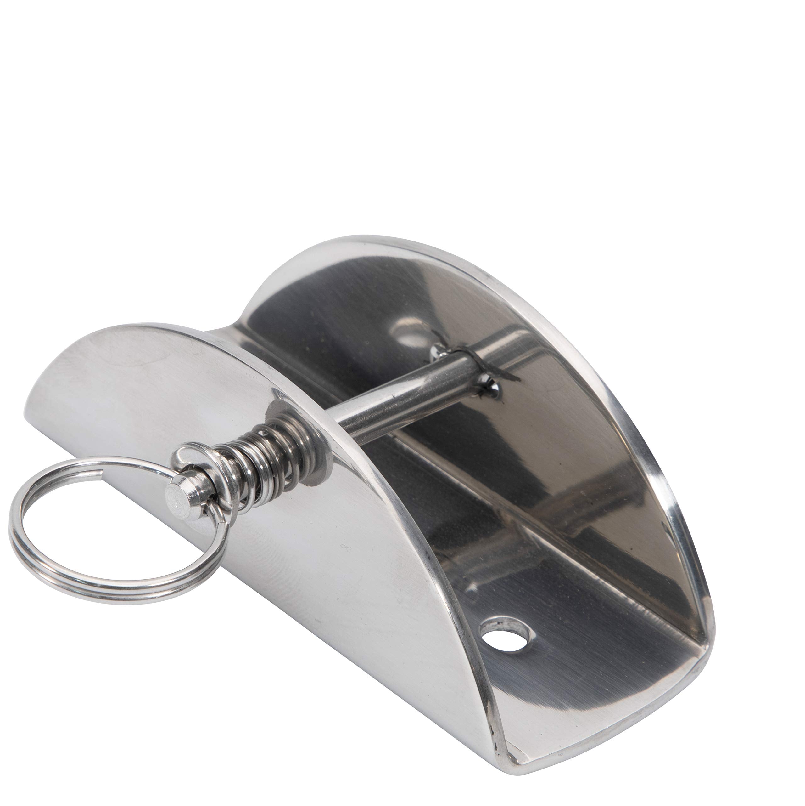 Lewmar Boat Anchor Lock For Anchors Up To 55 Lbs., Stainless Steel, For 3/8'' Chains Or Shackles, Fits Bow Rollers On Boats 20-5