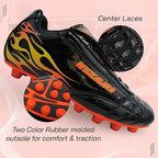 Vizari Blaze Youth Firm Ground Soccer Shoes Black/Orange