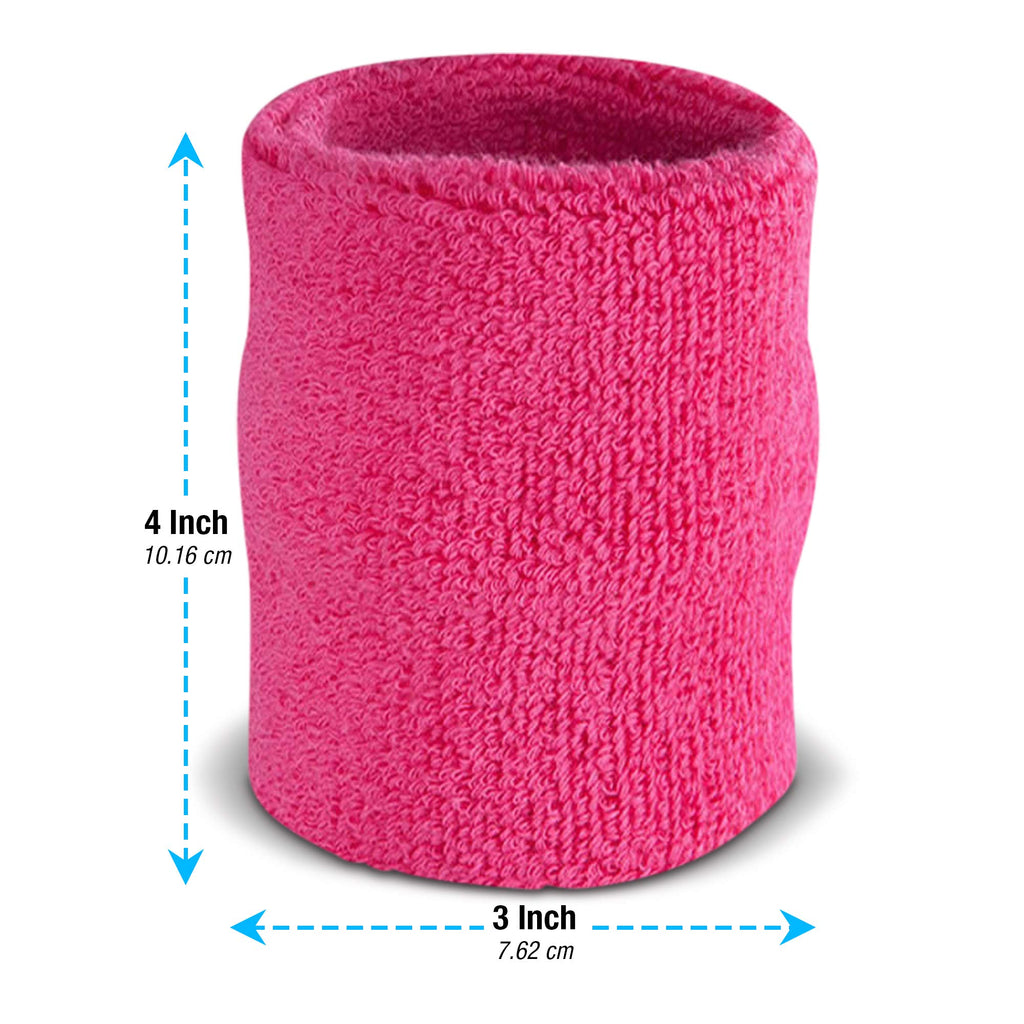 Suddora Arm Sweatbands, Absorbent And Breathable Thick Cotton Bands For Working Out, Gymnastics, Basketball, Tennis, And Footbal