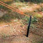 Triwonder Aluminum Tent Stakes Pegs & Reflective Guylines With Tent Cord Tensioners For Camping, Hiking, Backpacking (Green)
