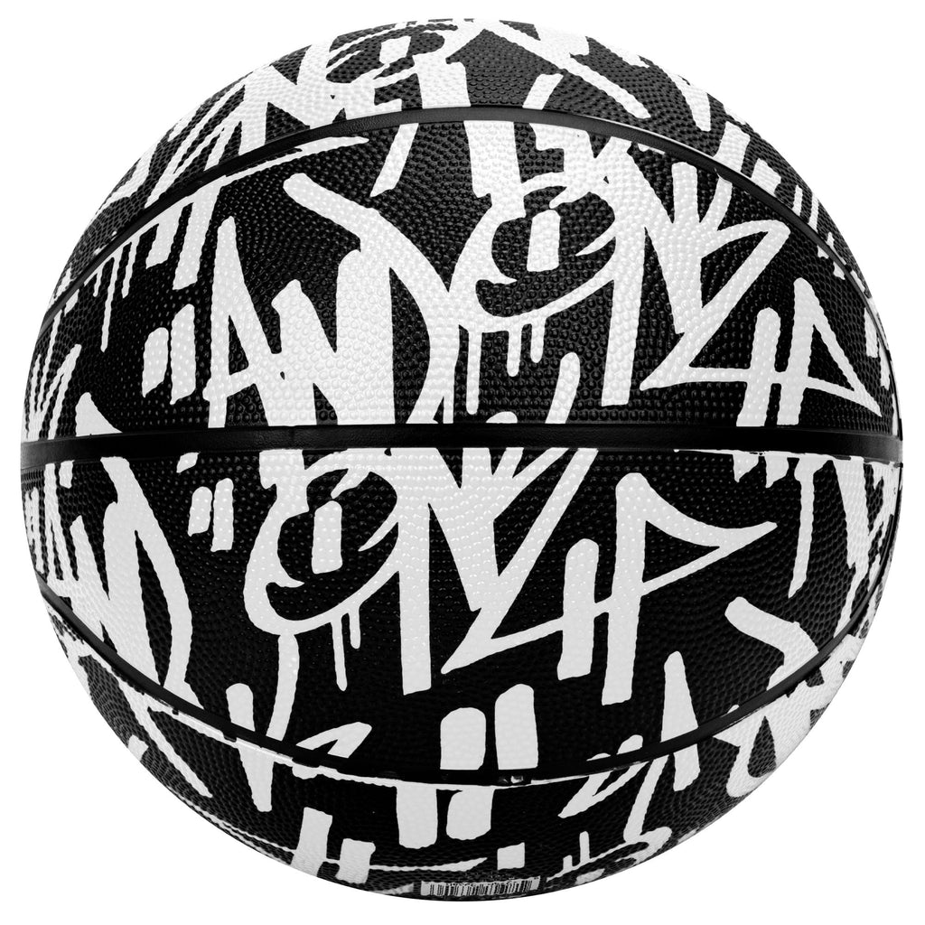 AND1 Fantom Graffiti Rubber Basketball: Official Regulation Size 7 (29.5 inches) Rubber Basketball - Deep Channel Construction S