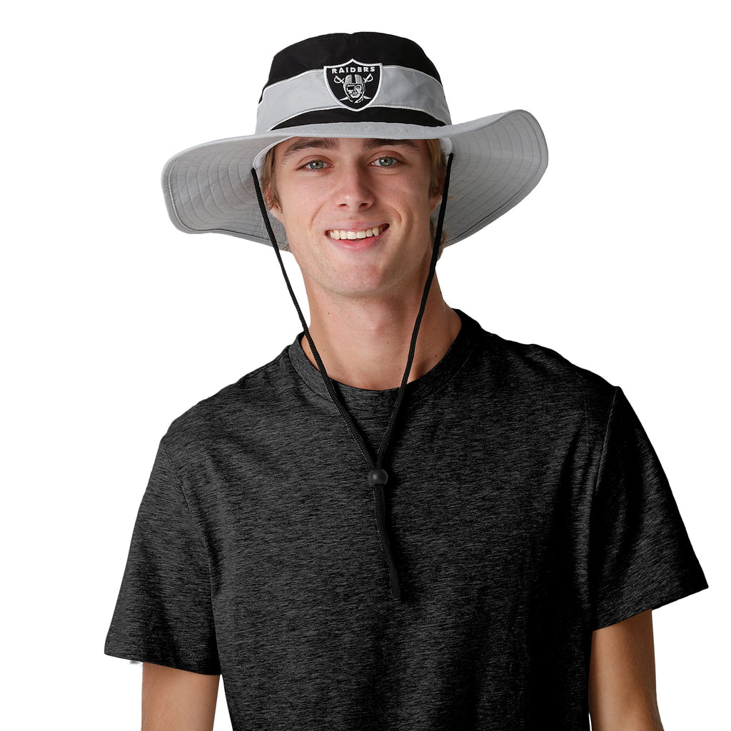 Foco Las Vegas Raiders Nfl Team Stripe Boonie Hat