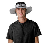 Foco Las Vegas Raiders Nfl Team Stripe Boonie Hat