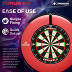 Mission Torus 100 Foldable Led Dartboard Lighting