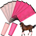 Bulyoou 8 Pcs Mesh Fly Boots for Horse Breathable Mesh Horse Boots Protective Horse Leg Wraps Horse Leggings for Preventing Flie
