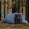 2 Person Camping Tent Motorcycle Tent Waterproof Instant Family Tents Lightweight Motorcycle Storage Shelter for for Backpacking