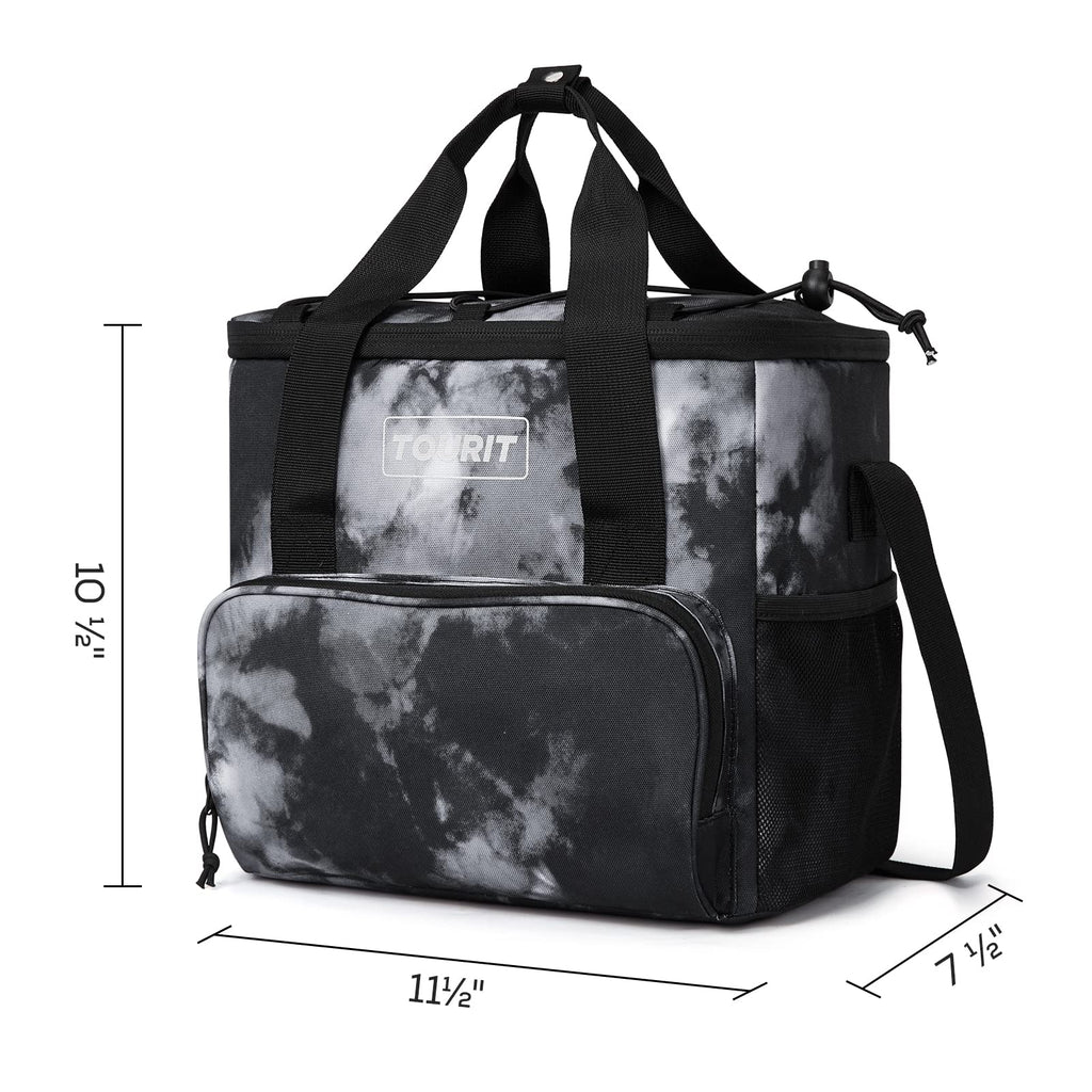 Tourit Cooler Bag 24-Can Insulated Soft Cooler Lunch Coolers Portable Cooler Bag 14.6L For Picnic, Beach, Work, Trip, Daily, Tie