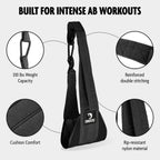 Dmoose Fitness Hanging Ab Straps For Pull Up Bar & Core Strength Training - Thick Padded Arm Strap For Ab Swing With 2 Rust-Resi
