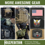 Maxpedition Positive Grip Zipper Pulls (Pack Of 6) (Small) (Tan)
