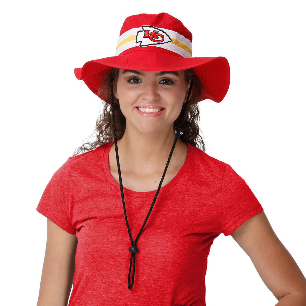 Foco Kansas City Chiefs Nfl Team Stripe Boonie Hat