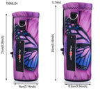 Aupet Water Bottle Carrier,Insulated Neoprene Water Bottle Holder Bag Case Pouch Cover 1.2L/40Oz, Adjustable Shoulder Strap, Gre