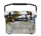 Frosted Frog Desert Camo 20 Quart Ice Chest Heavy Duty High Performance Roto-Molded Commercial Grade Insulated Cooler