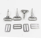 Yyst 304 Stainless Steel Snaps Hooks And Sliders For 1'' Straps, Bimini Top Boat Top