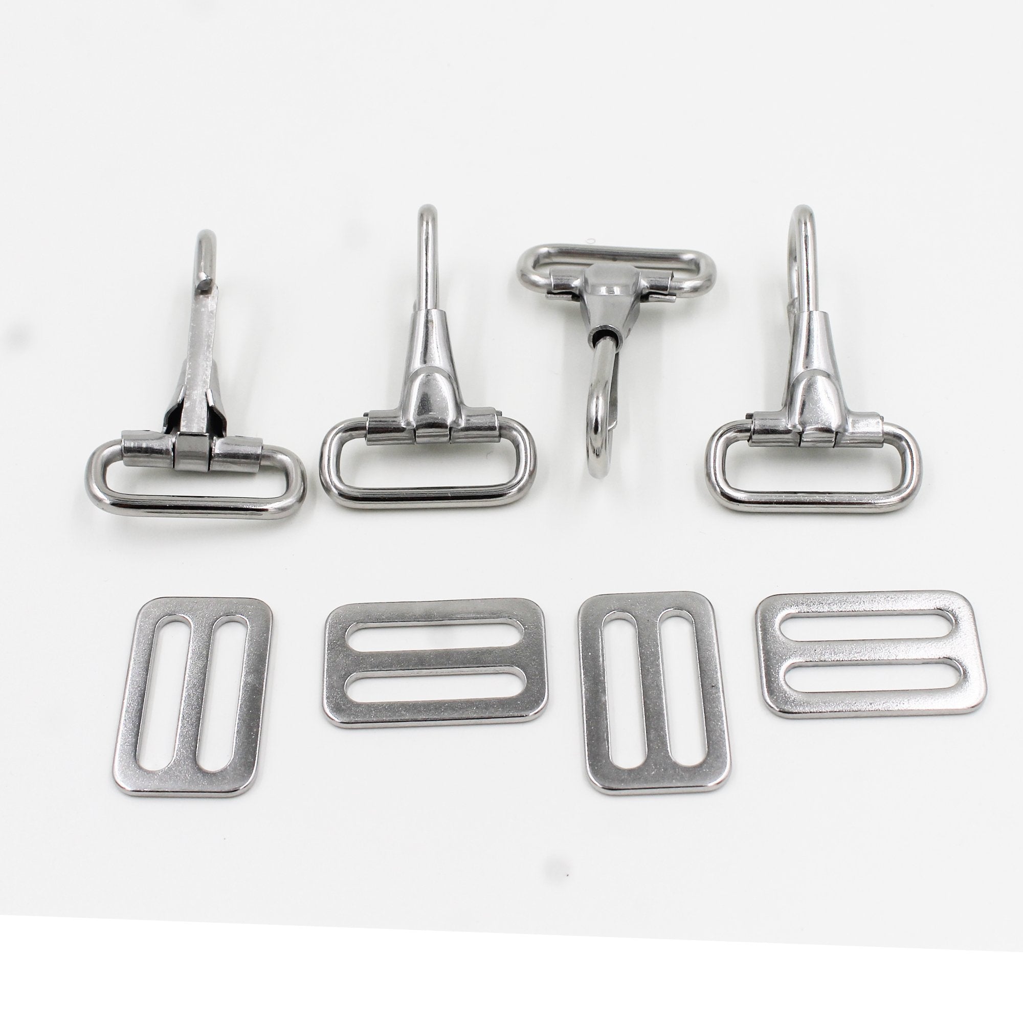 Yyst 304 Stainless Steel Snaps Hooks And Sliders For 1'' Straps, Bimini Top Boat Top