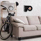 Rico Industries Nhl Philadelphia Flyers Retro Shape Cut Pennant - Home And Living Room D  Cor - Soft Felt Ez To Hang 18X0.10X18