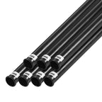 Izzo Golf Black Plastic Golf Club Tube, 1.25 Inch (Pack Of 7)