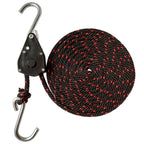 Sentry Ratchet Kayak And Canoe Bow And Stern Tie Downs 1/4'' Grow Light Heavy Duty Adjustable Rope Hanger (2-Pack)
