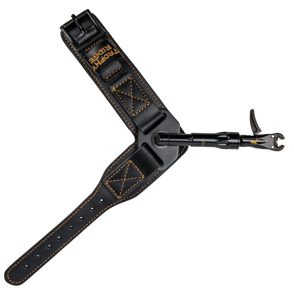 Trophy Ridge Shootout Compact Dual-Caliper Archery Bowhunting Release - 360 Swivel Arm, Adjustable Length, Trigger Travel Tuning