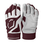 Evoshield Srz-1       Youth Batting Gloves - Maroon, Youth Small