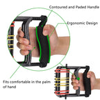 Ypcbynbs Hand Exerciser,Finger Exerciser And Hand Strengthener For Hands,Finger,Wrist,Forearms And Thumbs Therapy,Black
