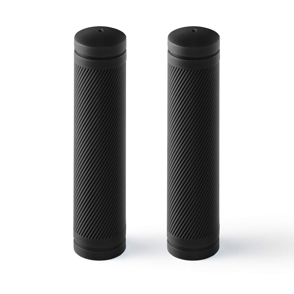 Bw Mtb Bike Grips - Comfortable And Grippy 130Mm Bicycle Handlebar Grips - Black