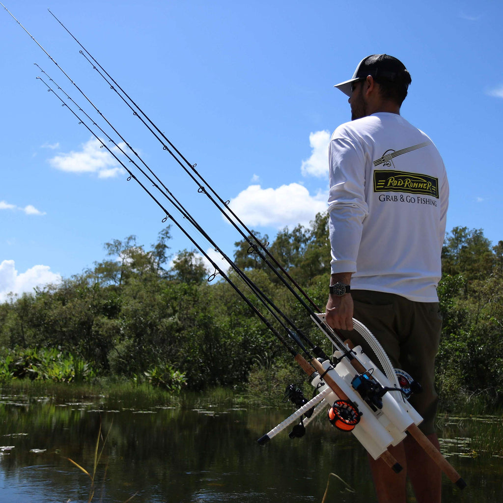 Rod-Runner Fishing Rod Carrier | Pro 5 Portable Rod Rack