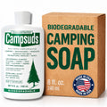 CONCENTRATED CAMPSUDS Sierra Dawn Biodegradable Camping Soap - All-Purpose Camp Dish Soap, Shampoo, Body Wash, 8 Ounce, 2 Pack