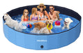 Meowant Extra Large Dog Pool Foldable 97'', Hard Plastic Dog Swimming Pool Kiddie Pool, Collapsible Dog Pet Bath Pool, Portable 