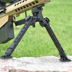 UTG Big Bore Full Stability Bipod, 9-14 Center Height, Black