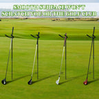 Silipull 2 Pcs U Shaped Golf Club Holder Keeps Your Clubs Clean, Dry And Visible, Soft Rubber Covered Metal Golf Club Holder Pro