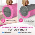Yes4All Two-Layer Foam Rollers Pe For Many Exercises, Improved Workout Efficiency - 18 Inches