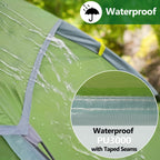 Ayamaya 1 Person Tent For Backpacking - Lightweight Single Person Hiking Tent With Skylight & Waterproof Rainfly & Ground Vents,