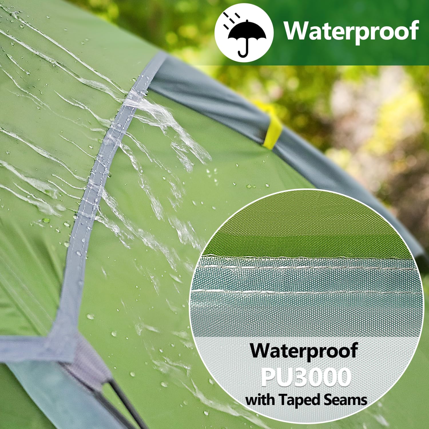Ayamaya 1 Person Tent For Backpacking - Lightweight Single Person Hiking Tent With Skylight & Waterproof Rainfly & Ground Vents,