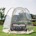 Alvantor 6' x 6' Pop Up Bubble Tent - Instant Igloo Tent for 2-3 People - Weatherproof Screen House - Cold Protection Camping Sh